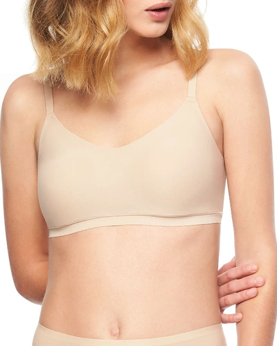 Shop Chantelle Soft Stretch Scoop-neck Bralette In Nude