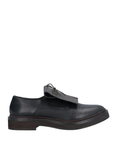 Shop Brunello Cucinelli Laced Shoes In Black