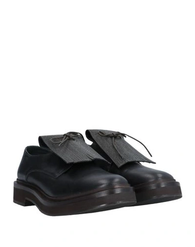 Shop Brunello Cucinelli Laced Shoes In Black