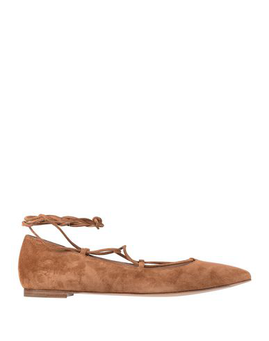 camel ballet flats