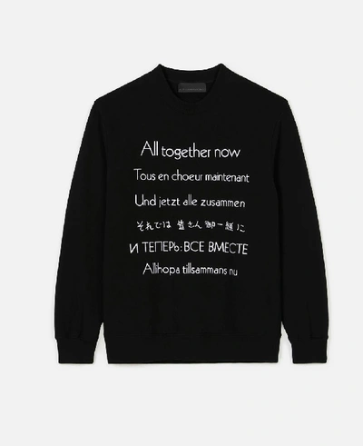 Shop Stella Mccartney All Together Now Sweatshirt In Black