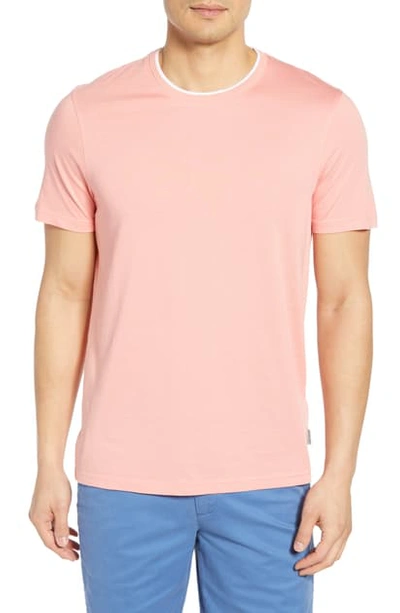 Shop Ted Baker Sink Slim Fit T-shirt In Coral