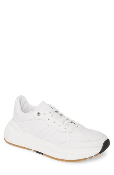 Shop Bottega Veneta Speedster Sneaker In Optic White