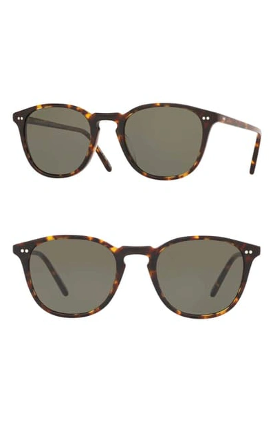 Shop Oliver Peoples Forman La 51mm Sunglasses In Brown Tortoise