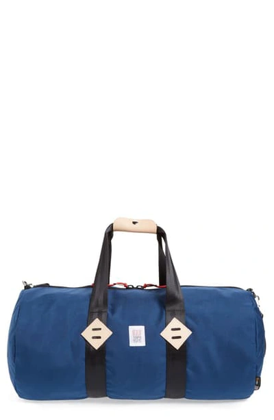 Shop Topo Designs Classic Duffle Bag In Navy