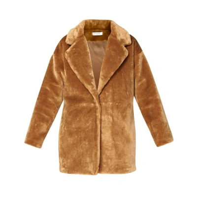 Shop Paisie Oversized Soft Teddy Coat