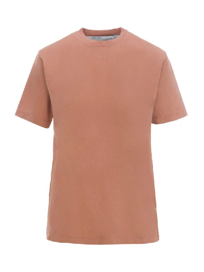 Shop Off-white Off White Tonal Logo Print T-shirt In Nude