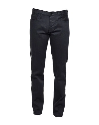 Shop Emporio Armani Man Jeans Black Size 29 Cotton