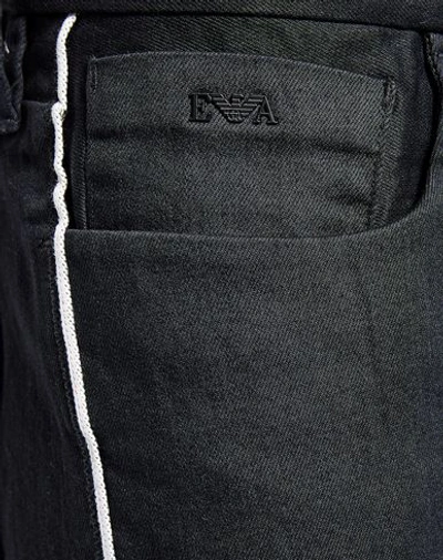 Shop Emporio Armani Man Jeans Black Size 29 Cotton