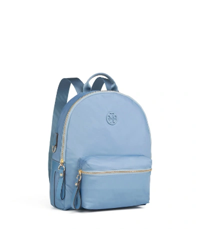 Shop Tory Burch Tilda Zip Backpack In Blue Yonder