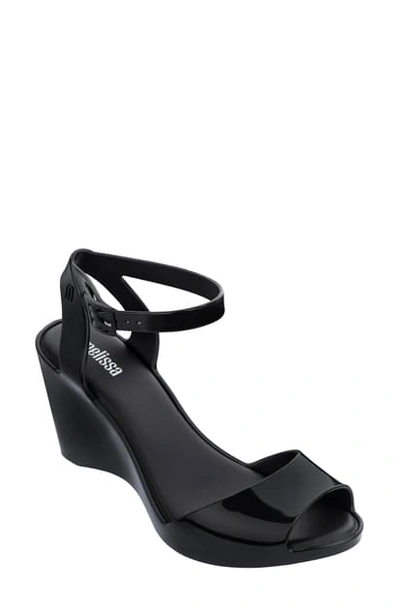 Melissa Women's Blanca Wedge Heel Sandals In Black | ModeSens