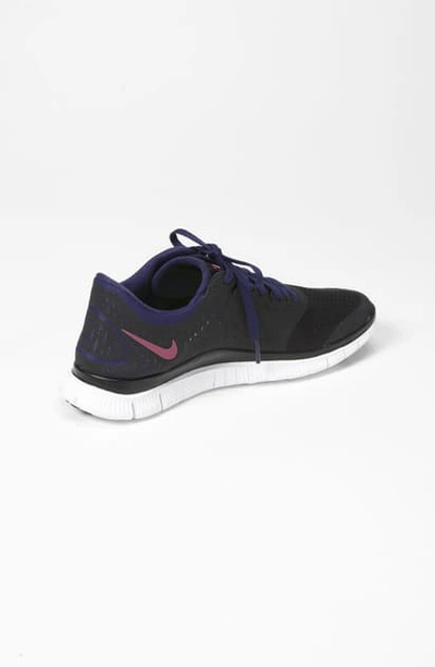 Nike 'free 4.0 V2' Running Shoe In Black/ Fireberry/ Night Blue | ModeSens
