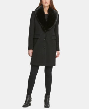 fur shawl collar