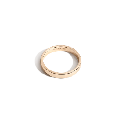 Shop Aurate Edge Band In Gold