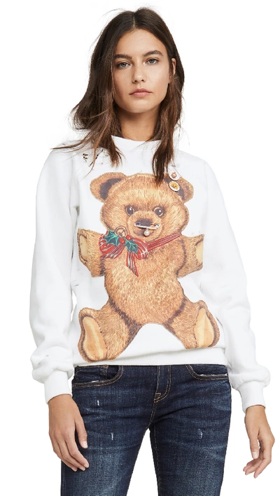 Teddy Bear Crew Neck Sweatshirt