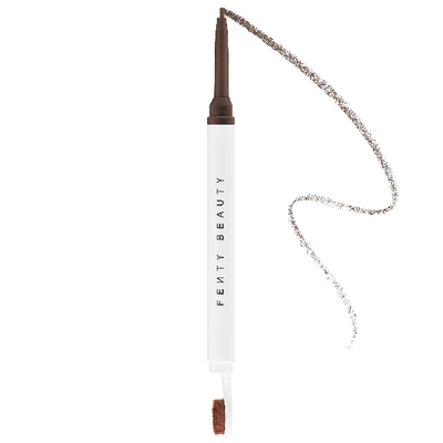 Shop Fenty Beauty By Rihanna Brow Mvp Ultra Fine Brow Pencil & Styler Ash Brown 0.0024 oz / 0.07 G