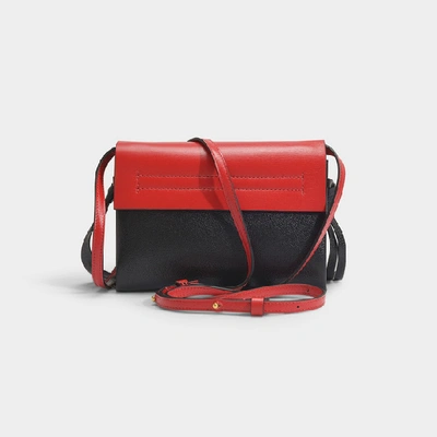 Shop Valentino Small Vring Crossbody Bag In Red