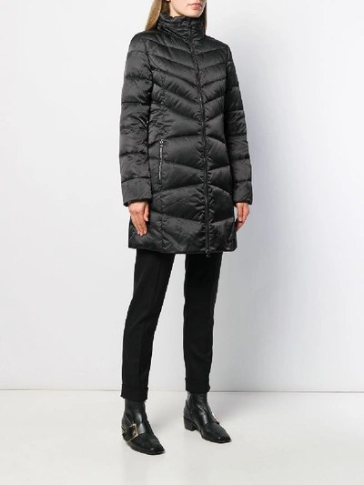 Shop Ea7 Down Jacket In Black