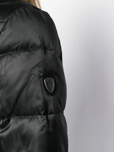 Shop Ea7 Down Jacket In Black