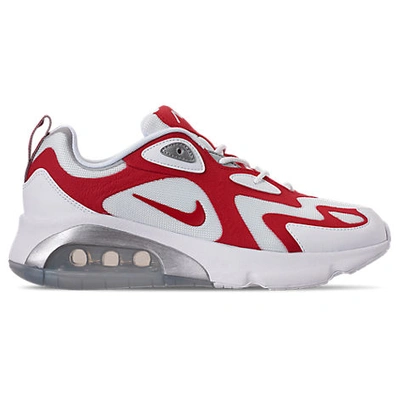 Shop Nike Men's Air Max 200 Casual Shoes In White