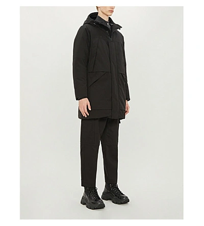 Shop Moncler Forster Padded Shell-down Parka In Black