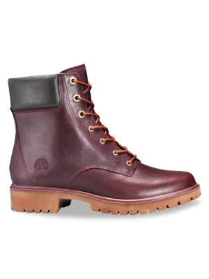 timberland burgundy leather