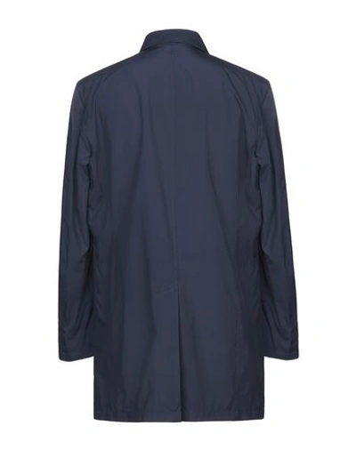 Shop Allegri Man Overcoat Midnight Blue Size 40 Polyester