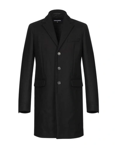 Shop Dsquared2 Coats In Black