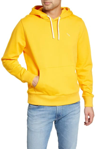 Shop Saturdays Surf Nyc Ditch Embroidered Hooded Sweatshirt In Saffron