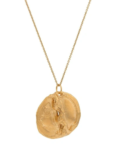 Shop Alighieri The Desert Shore Necklace In Gold