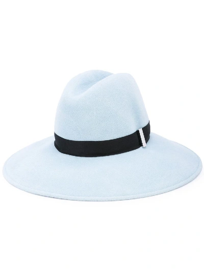 Shop Gigi Burris Millinery Requiem Hat In Blue