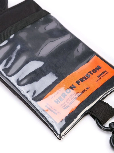 Shop Heron Preston Passport Keychain Holder In Black