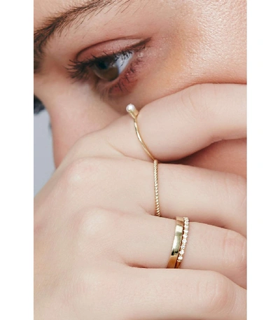 Shop Otiumberg Twist Ring In Gold