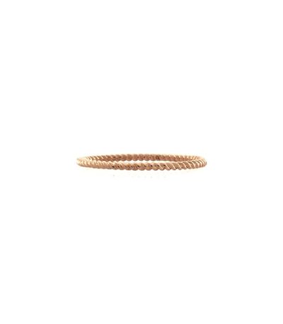 Shop Otiumberg Twist Ring In Rose Gold