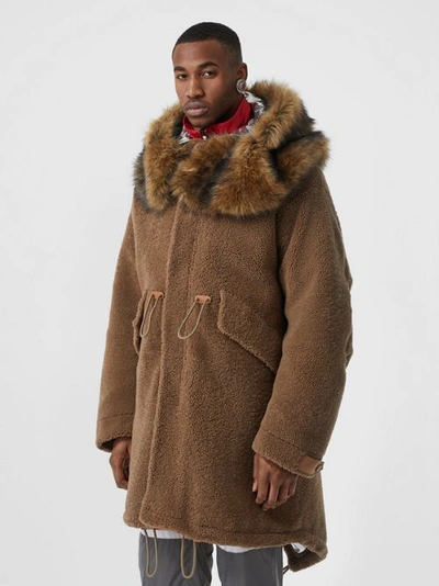 Burberry With Detachable Hood And Jacket In Brown ModeSens