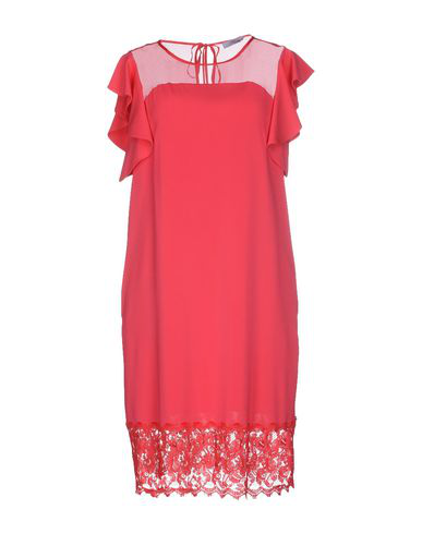 Blumarine Short Dress In Fuchsia | ModeSens