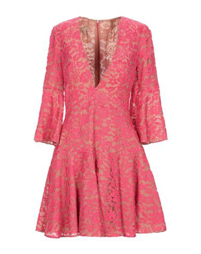 Shop Michael Kors Short Dress In Fuchsia