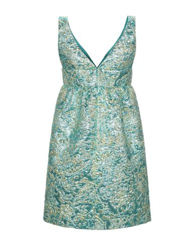 Shop Michael Kors Short Dress In Turquoise