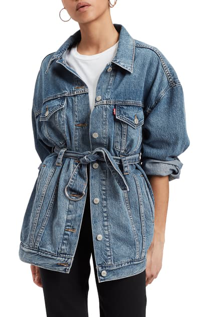 levi's longline denim jacket