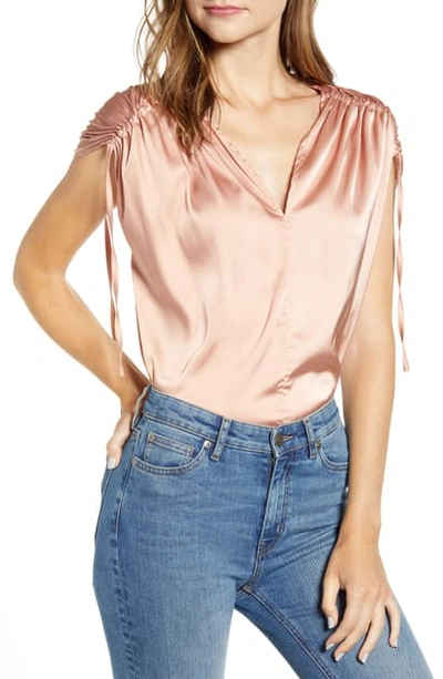Shop Bishop + Young Made You Blush Top In Cameo