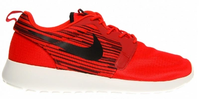 Pre-owned Nike Roshe Run Hyperfuse Challenge Red In Challenge Red/black |  ModeSens