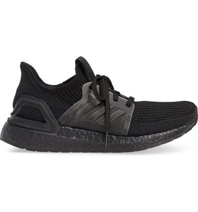 Shop Adidas Originals Ultraboost 19 Running Shoe In Black/ Black/ Solar Orange