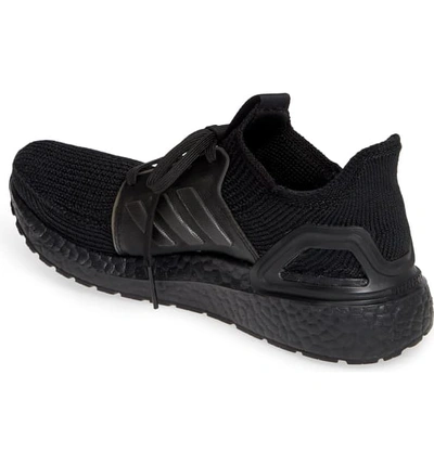Shop Adidas Originals Ultraboost 19 Running Shoe In Black/ Black/ Solar Orange