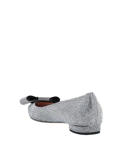 Shop Gedebe Ballet Flats In Silver