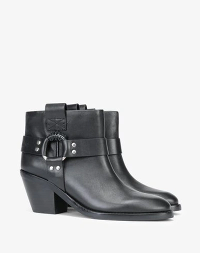 Shop See By Chloé Woman Ankle Boots Black Size 6 Calfskin