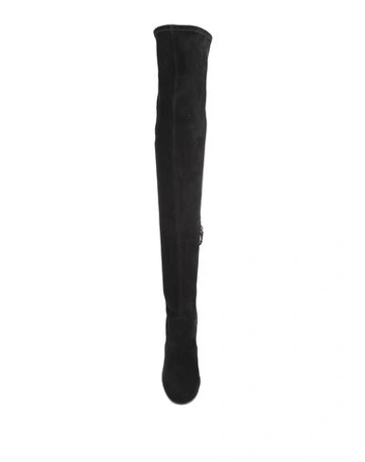 Shop Ermanno Scervino Knee Boots In Black