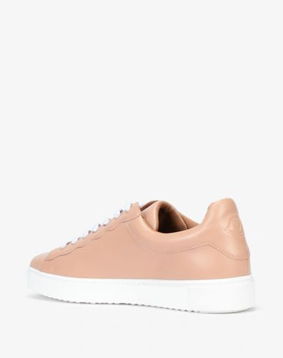 See By Chloé Essie Logo Leather Sneakers In Pink