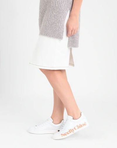 See By Chloé See By Chloe White Essie Sneakers In White