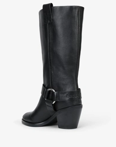 See By Chloé Knee Boots In Black