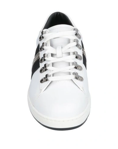 Shop Balmain Sneakers In White